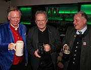 Christian Springer, Ex-OB Chrsitan Ude, Christian Schottenhamel beim Starkbieranstich 2018 im Löwenbräukeller(©Foto: Martin Schmitz)